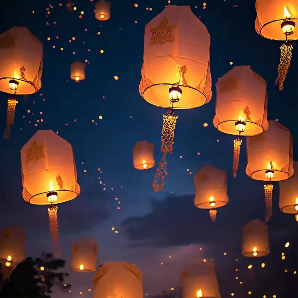 Loy Krathong 2024 lantern light